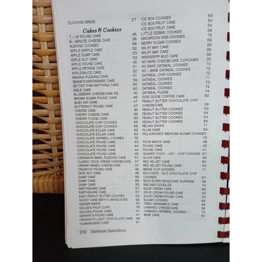 Cookbook Ramseur, NC Seminole Selections SE Randolph‎ Middle School 1993
